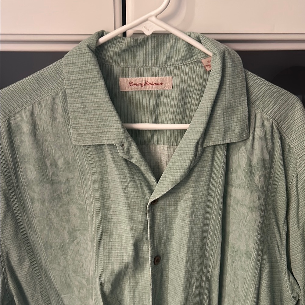 100% silk button-down dress shirt